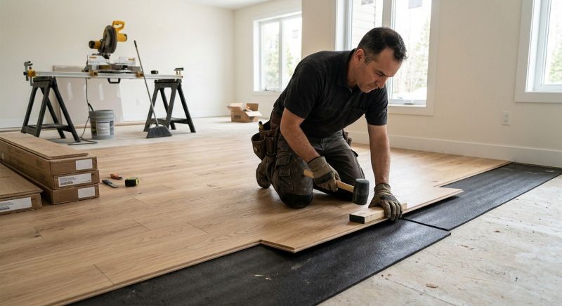 Engineered Wood Installation in Buda, TX
