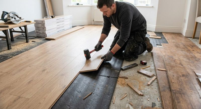 Laminate Floor Replacement in Buda, TX