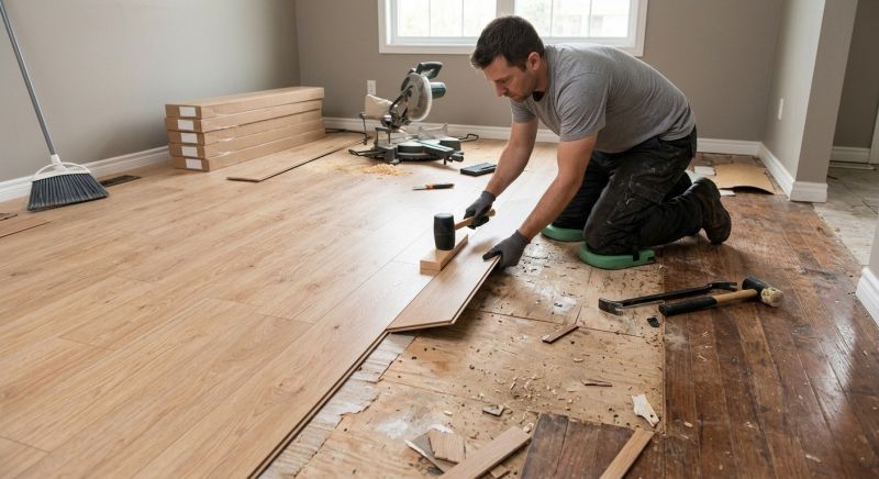 Laminate Floor Replacement in Manchaca, TX