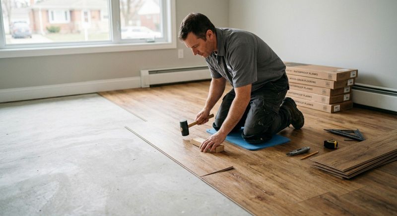 Linoleum Floor Installation in Del Valle, TX