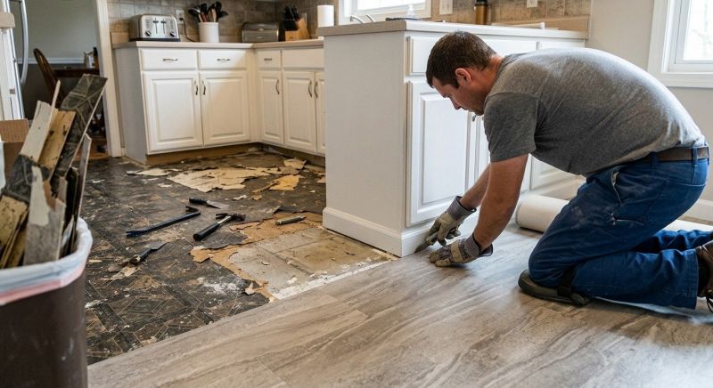 Linoleum Floor Installation in Driftwood, TX