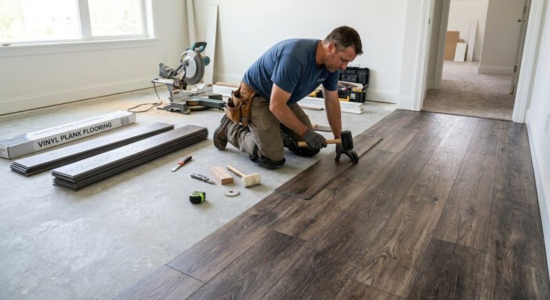 Linoleum Floor Installation in Wimberley, TX