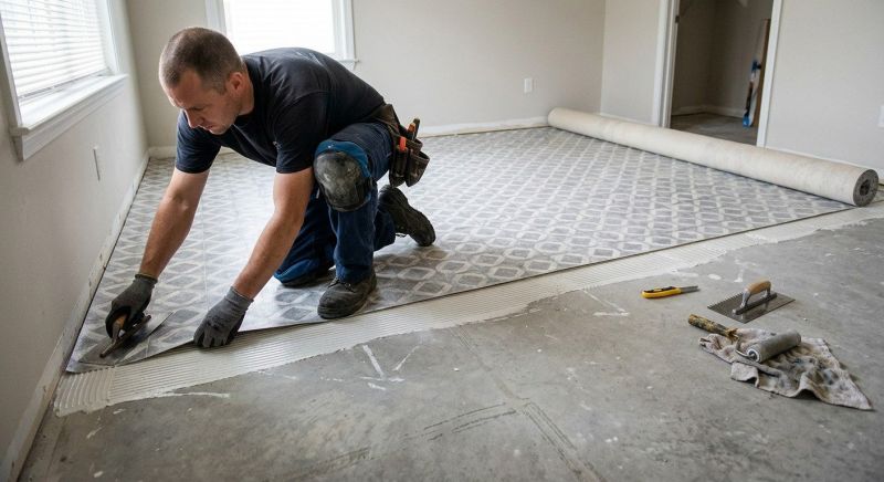 Sheet Flooring Installation in Kyle, TX