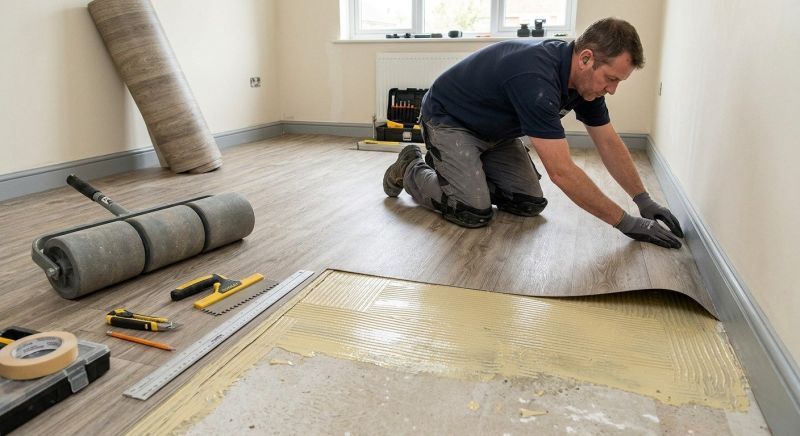 Sheet Flooring Installation in Manchaca, TX
