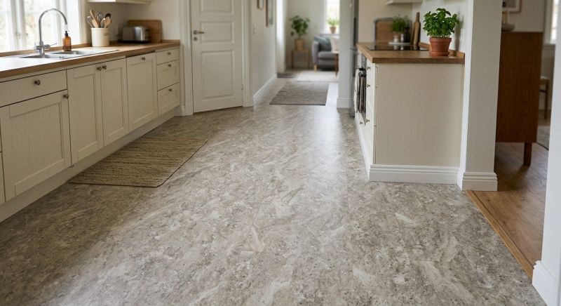 Sheet Linoleum Installation in Buda, TX