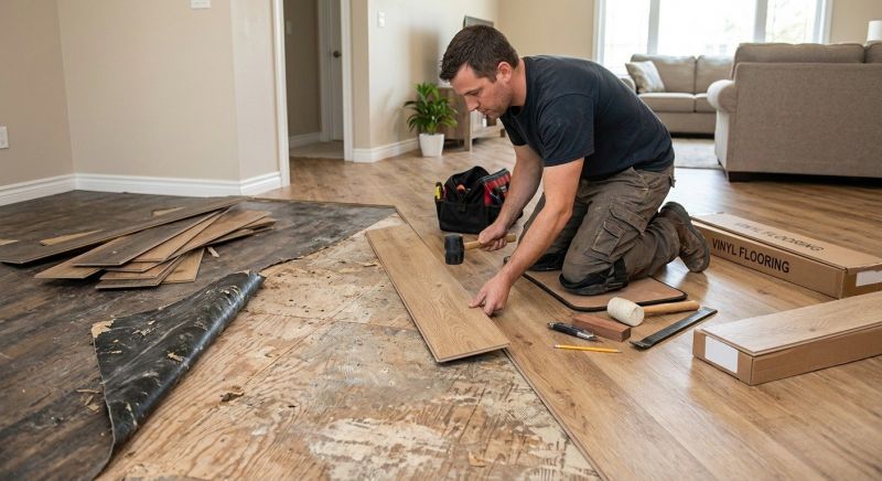 Vinyl Floor Replacement in Buda, TX