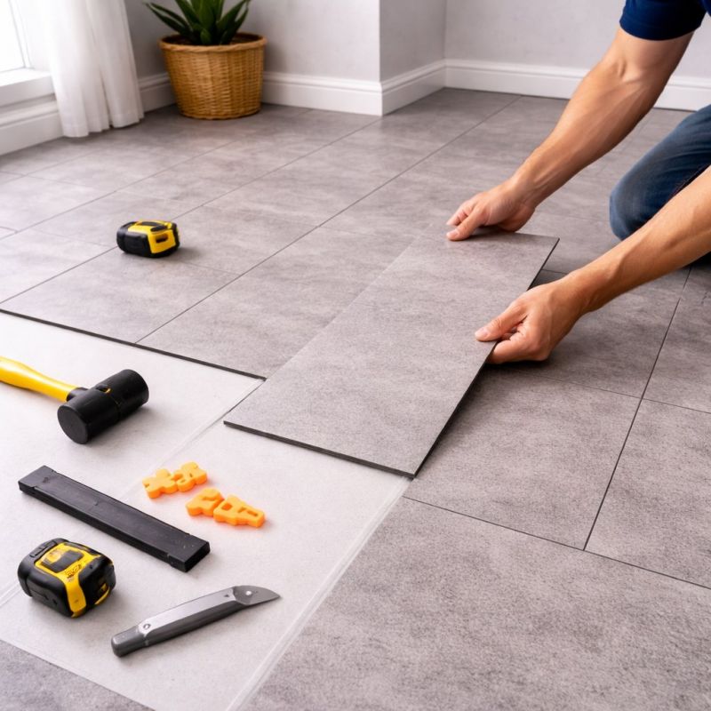 Vinyl Tile Installation in Buda, TX